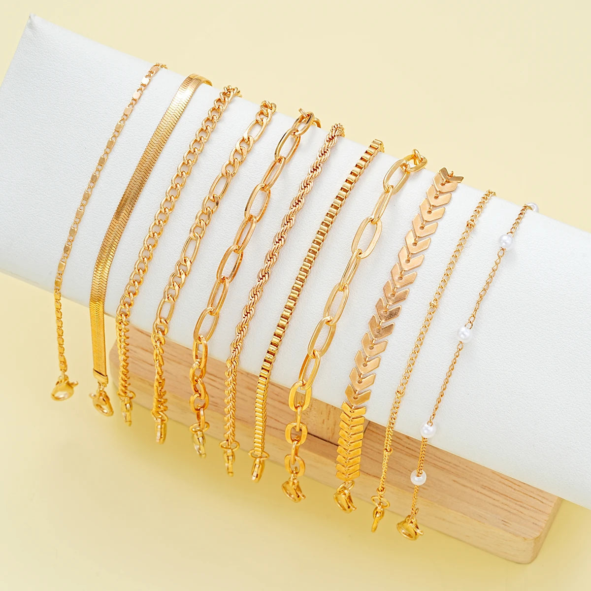 Boho Anklet Layering Set