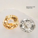 Bold Abstract Ring Duo