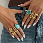 Coastal Starfish Ring Stack