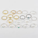 Vintage Celestial Knuckle Ring Set