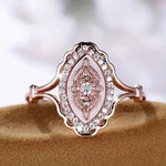 Oval Gemstone Ring