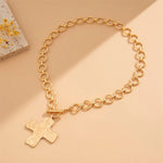 Chunky Cross Necklace