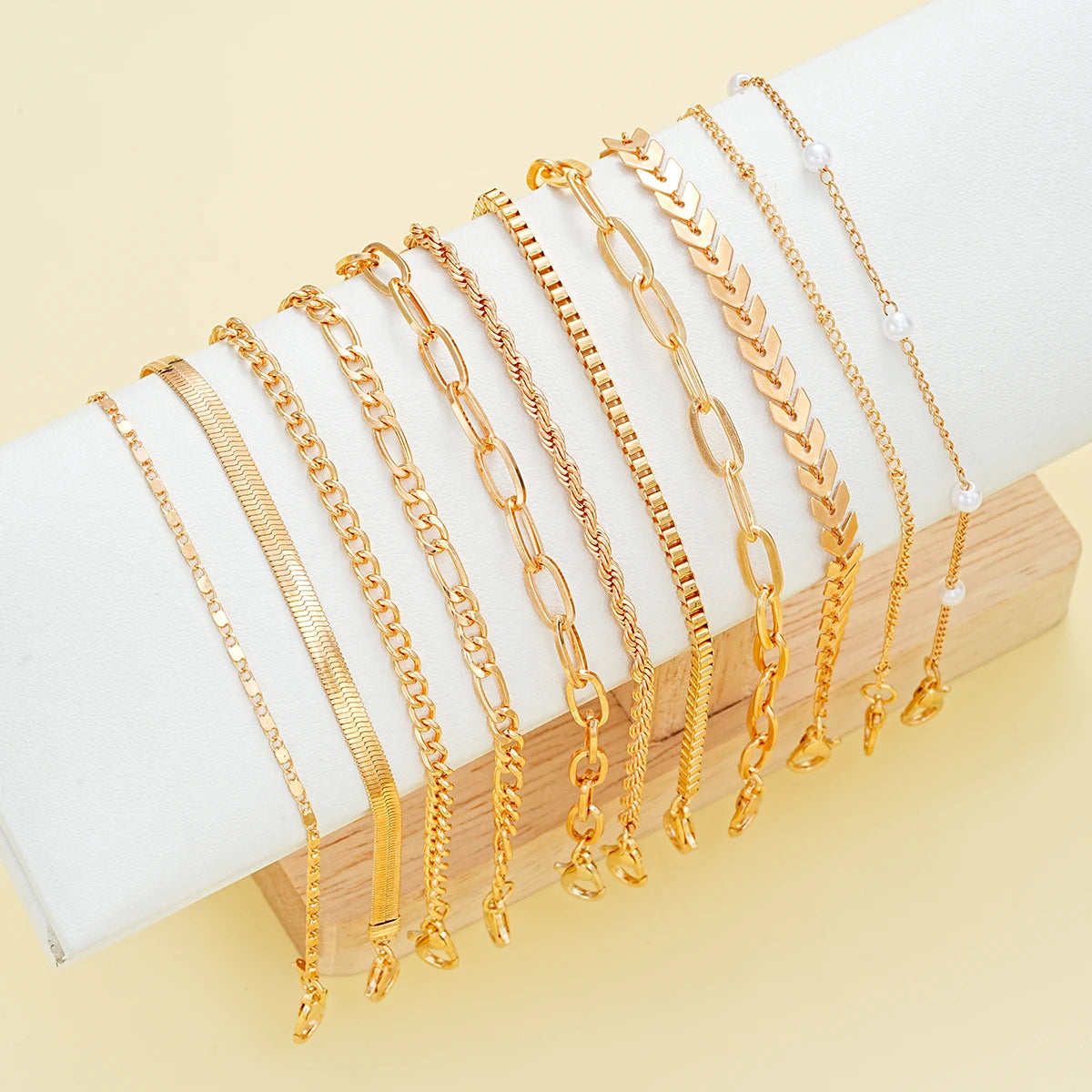 Boho Anklet Layering Set