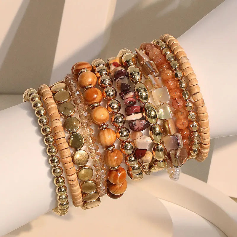 Boho Beaded Bracelet Stack