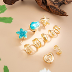Coastal Starfish Ring Stack