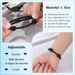 Matching Rope Cross Bracelet Set