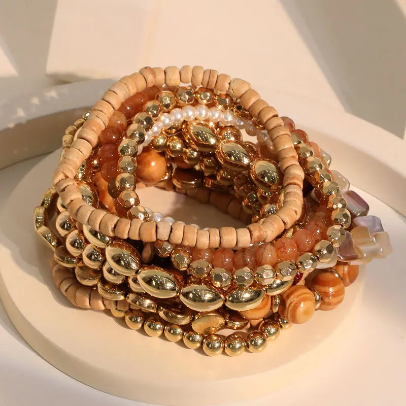 Boho Beaded Bracelet Stack
