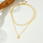 Pearl Bead & Pendant Necklace Duo