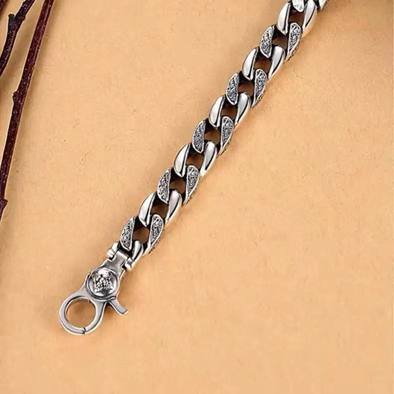 Silver Retro Cuff Bracelet