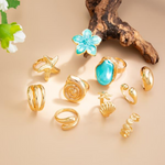 Coastal Starfish Ring Stack