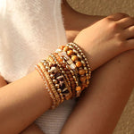 Boho Beaded Bracelet Stack
