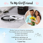 Matching Rope Cross Bracelet Set