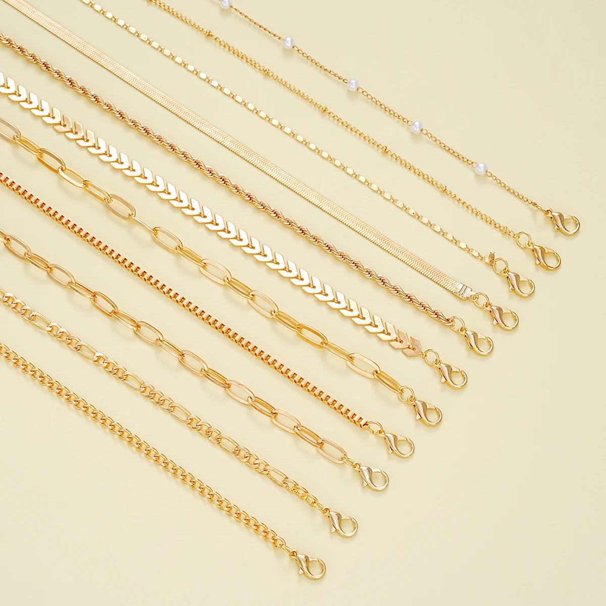 Boho Anklet Layering Set