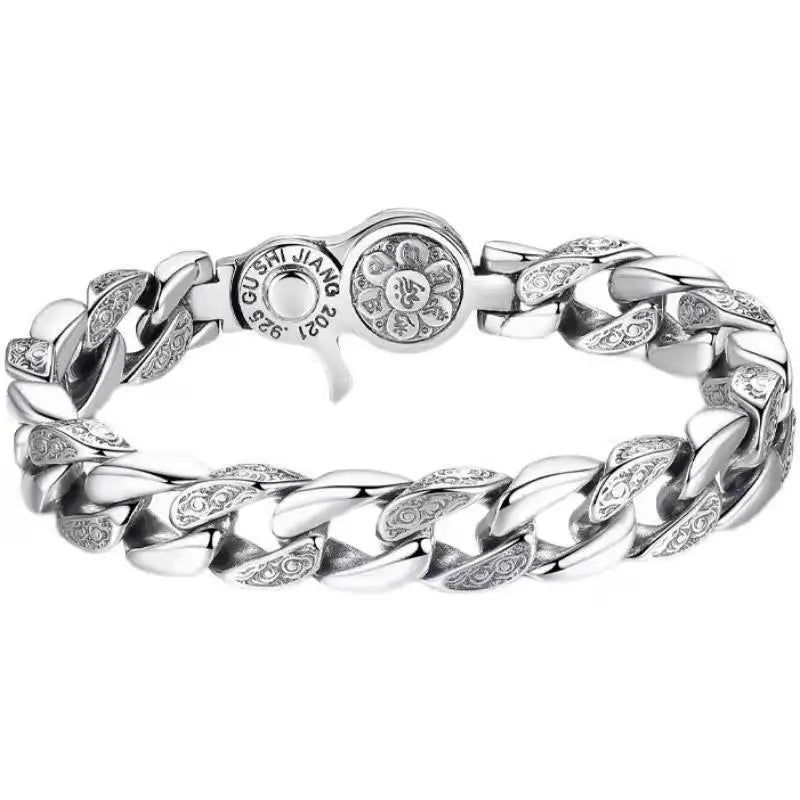Silver Retro Cuff Bracelet