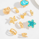 Coastal Starfish Ring Stack