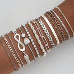 Mixed Chain & Charm Bracelet Stack