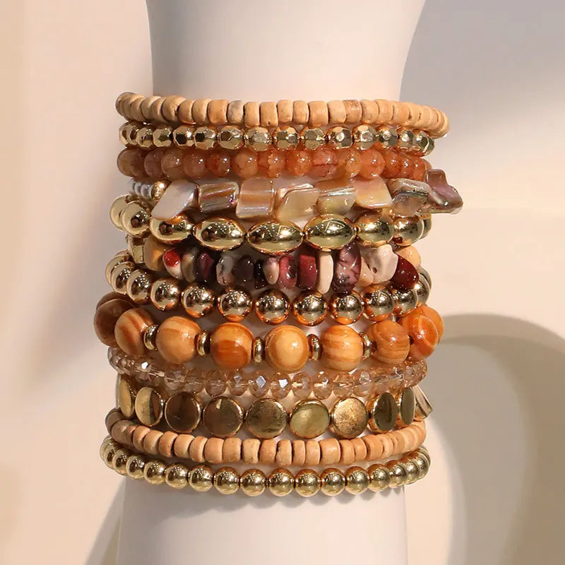 Boho Beaded Bracelet Stack