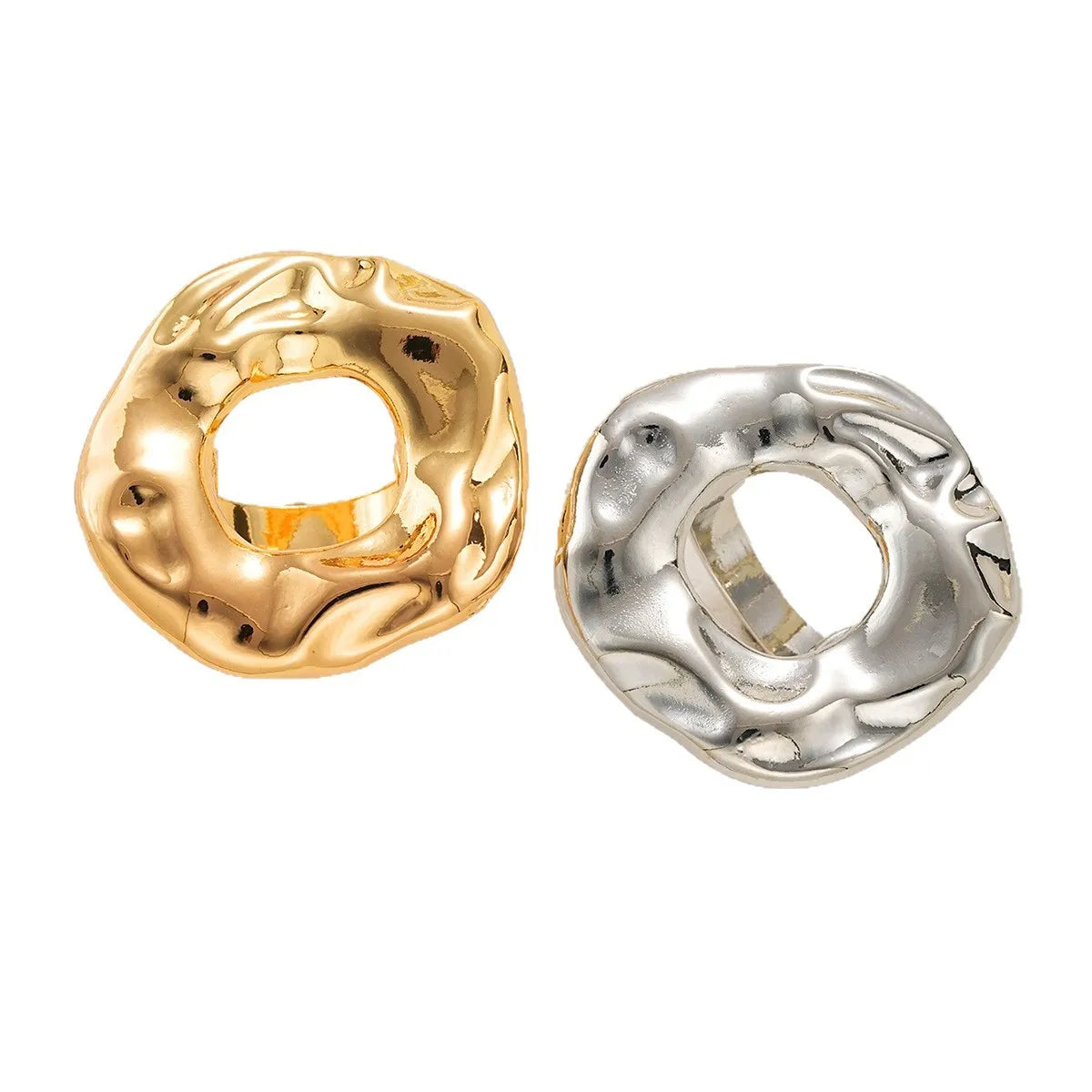 Bold Abstract Ring Duo
