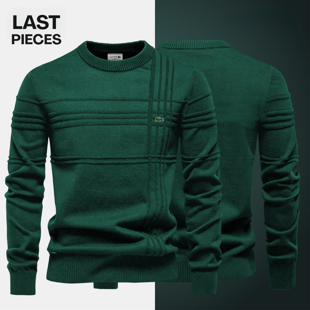 Sterling Row KENSINGTON Textured Sweater in green