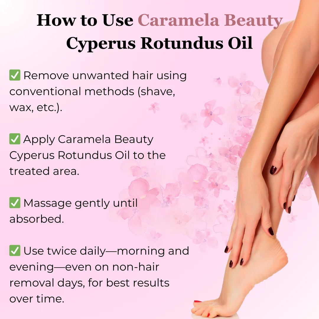Caramela Beauty Cyperus Rotundus Oil — original directions for use