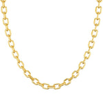 Gold-Tone Paperclip Link Necklace