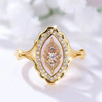 Oval Gemstone Ring