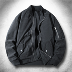 SOHO Velvet-Touch Bomber in slate grey, alternate view