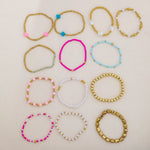 Cross Charm Bracelet Stack