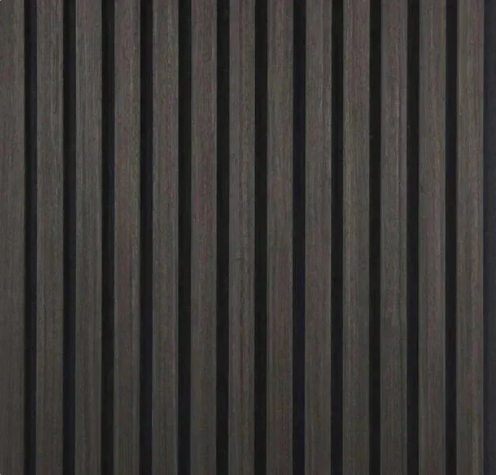 Smoked Oak acoustic slat panel