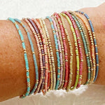 Colorful Beaded Bracelet Stack